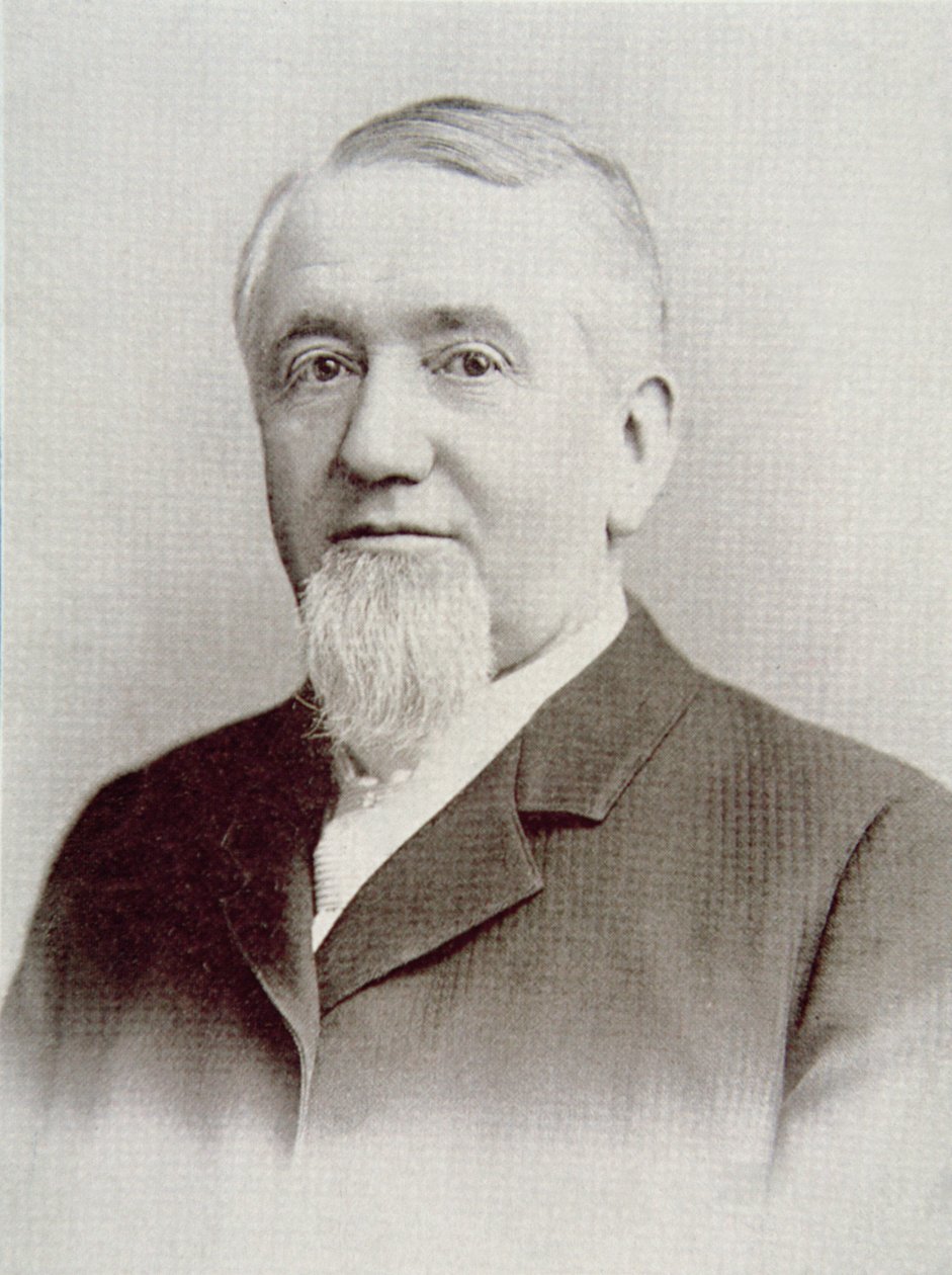 George M. Pullman (1831-97) (s/hvid foto) af American Photographer
