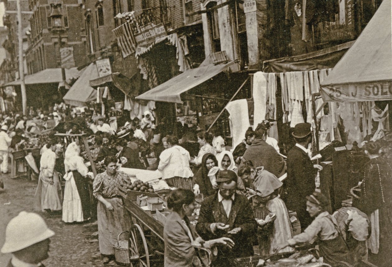 Hester Street, New York City, 1898 af American Photographer