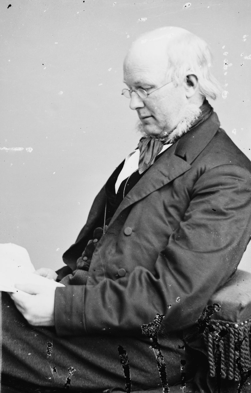Horace Greeley, 1855-65 af American Photographer