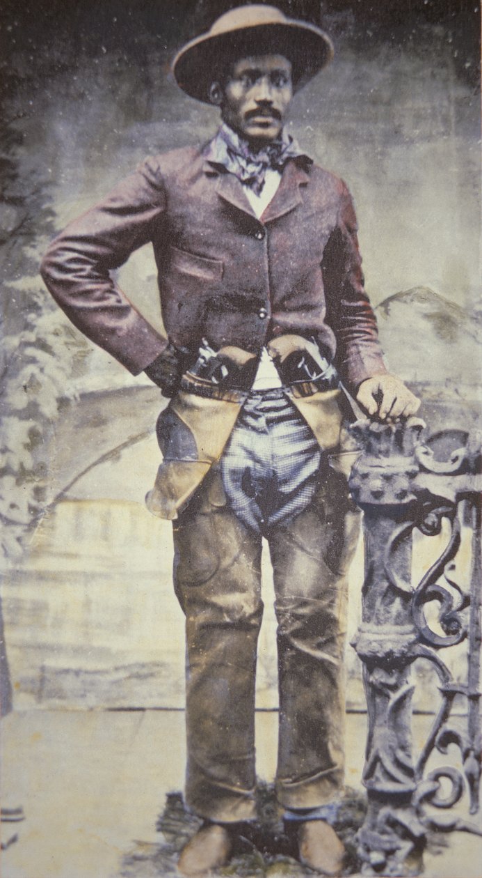 Isom Dart, ca. 1870 (s/h-billede) af American Photographer
