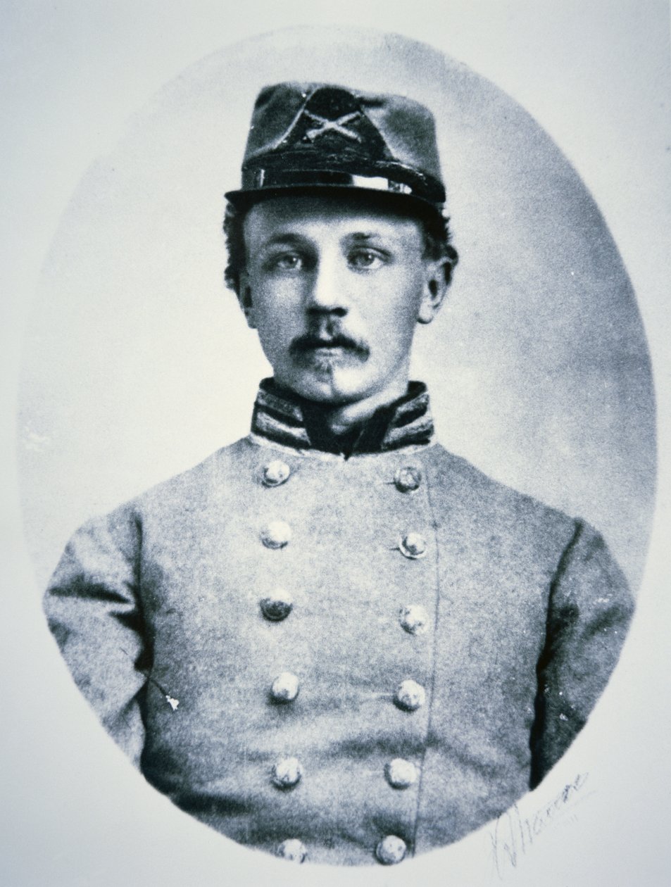 Israel Spencer, konfødereret hærsoldat (s/h-billede) af American Photographer
