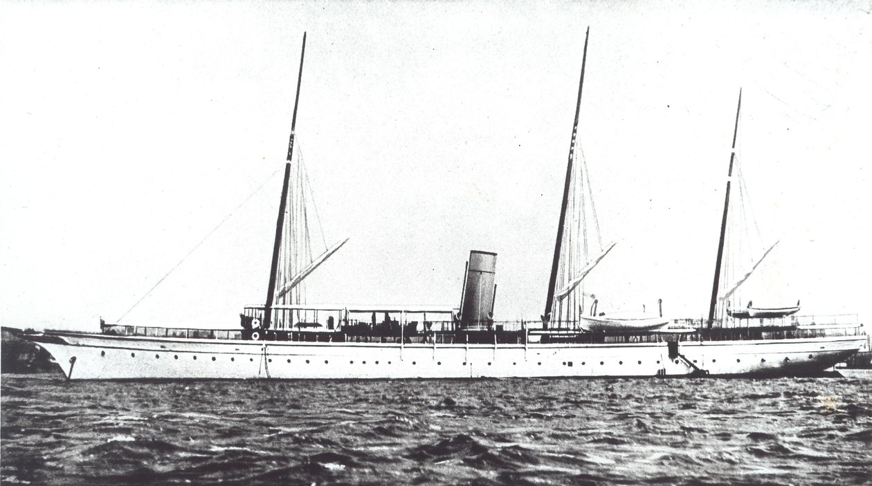John Astors luksusyacht, ca. 1910 (s/h-foto) af American Photographer