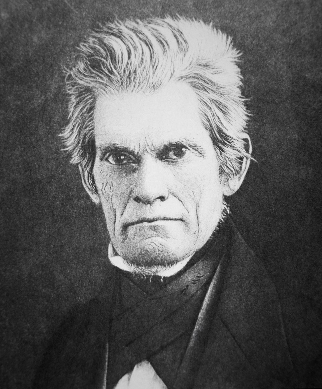 John C. Calhoun (1782-1850) (s/h-billede) af American Photographer