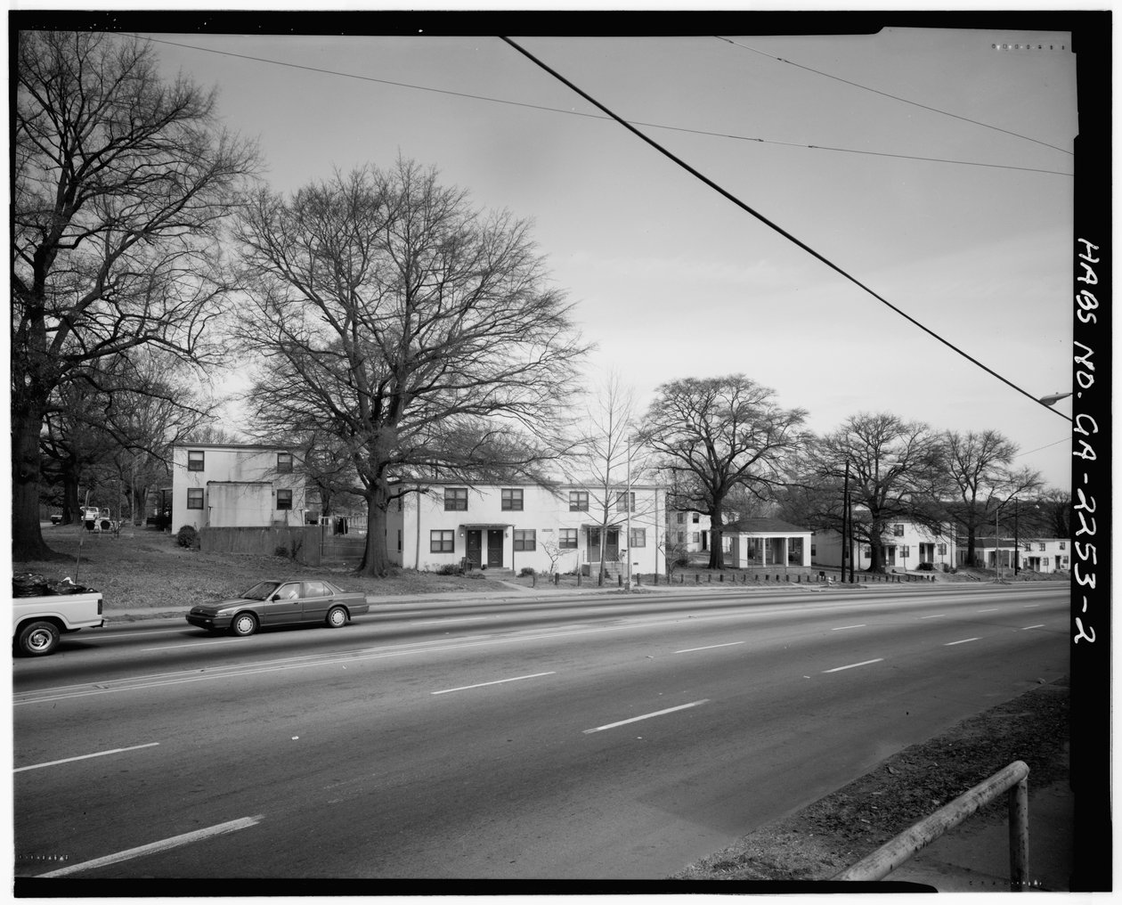 John Hope Homes (offentlige boliger), afgrænset af Larkin, Dora, Spelman Streets & Lane, Atlanta, Fulton County, GA (s/h foto) af American Photographer