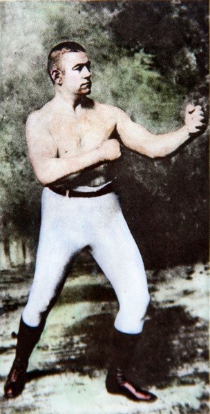 John L. Sullivan (farve litho) af American Photographer