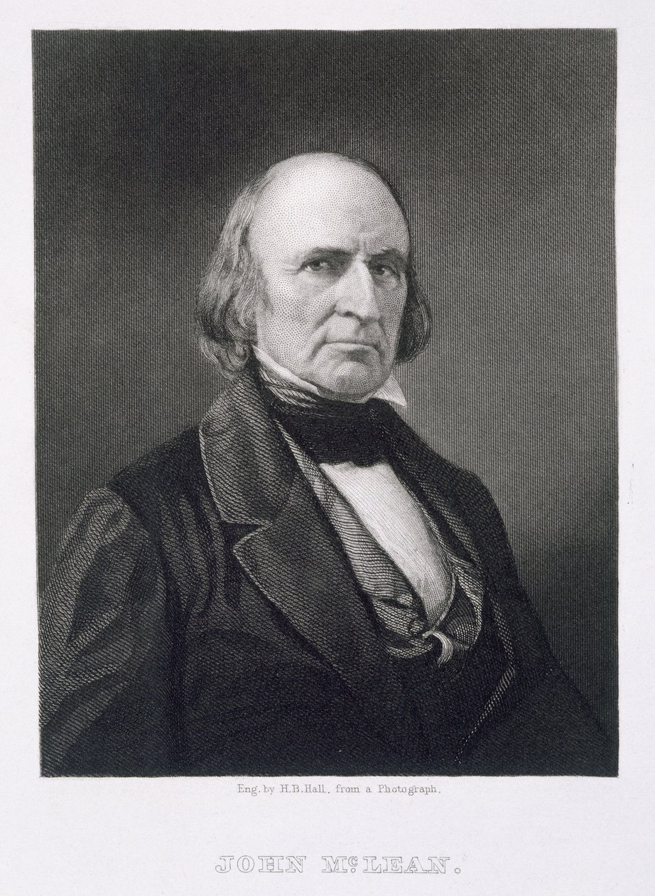 John McLean (1785-1861) graveret af Henry Bryan Hall (1808-84) efter et fotografi af American Photographer