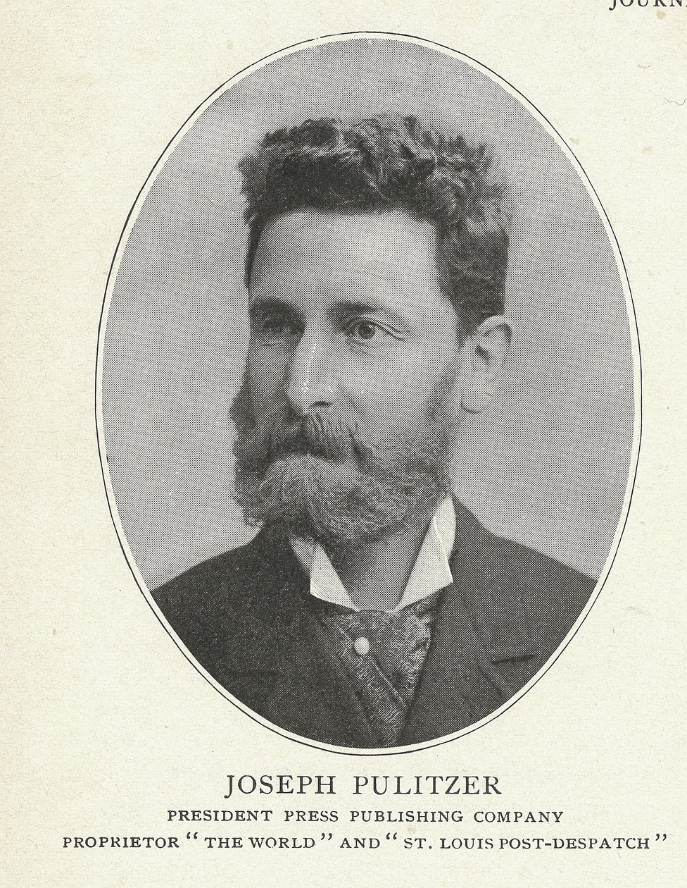 Joseph Pulitzer, illustration fra 
