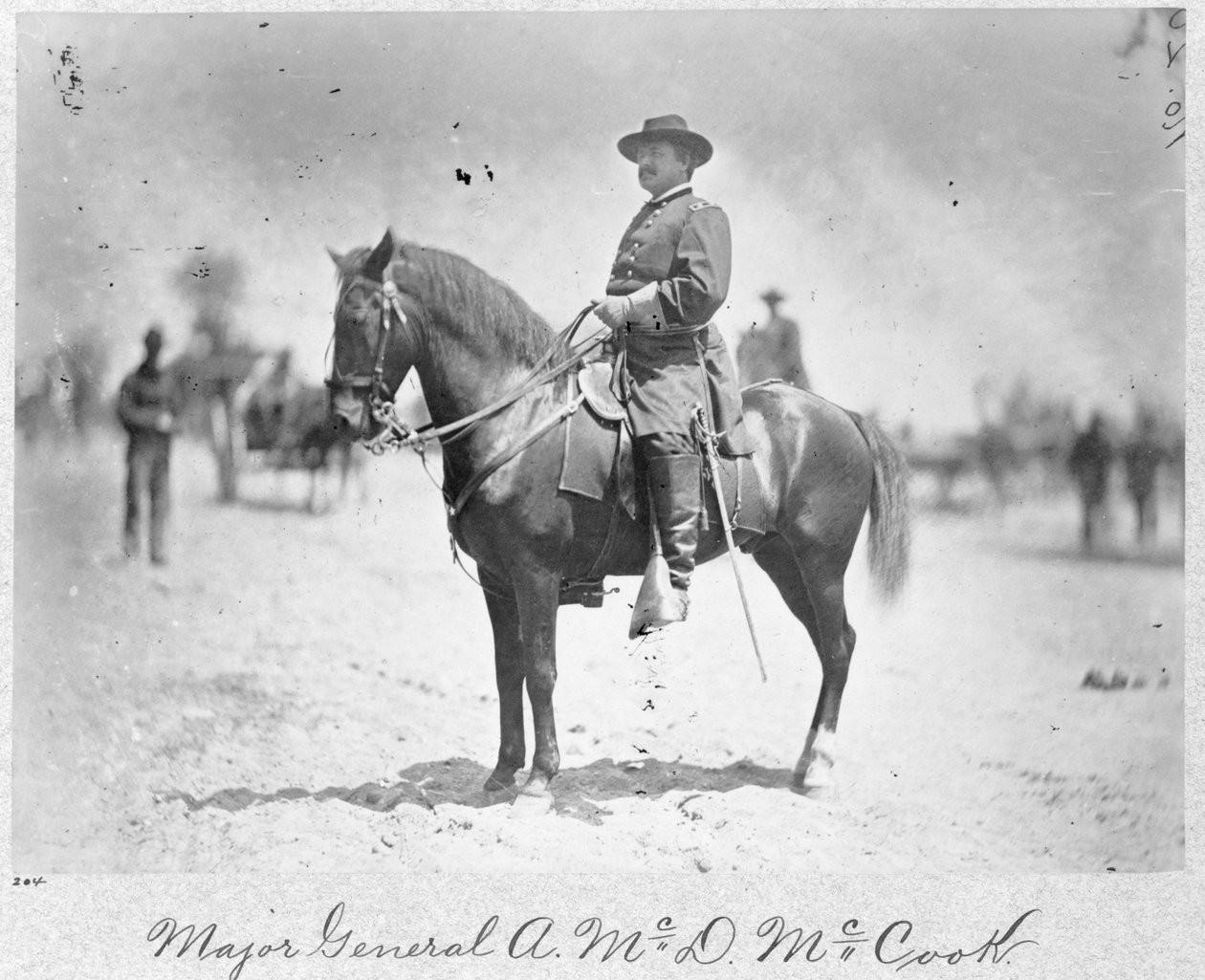 Generalmajor Alexander McDowell McCook, 1864 af American Photographer