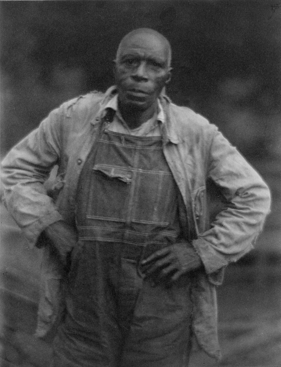 Mand i overalls af American Photographer