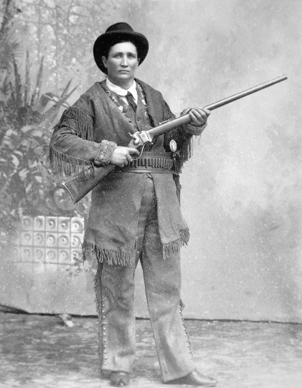 Martha Jane Cannary (Calamity Jane) (1852-1903) (s/h-billede) af American Photographer