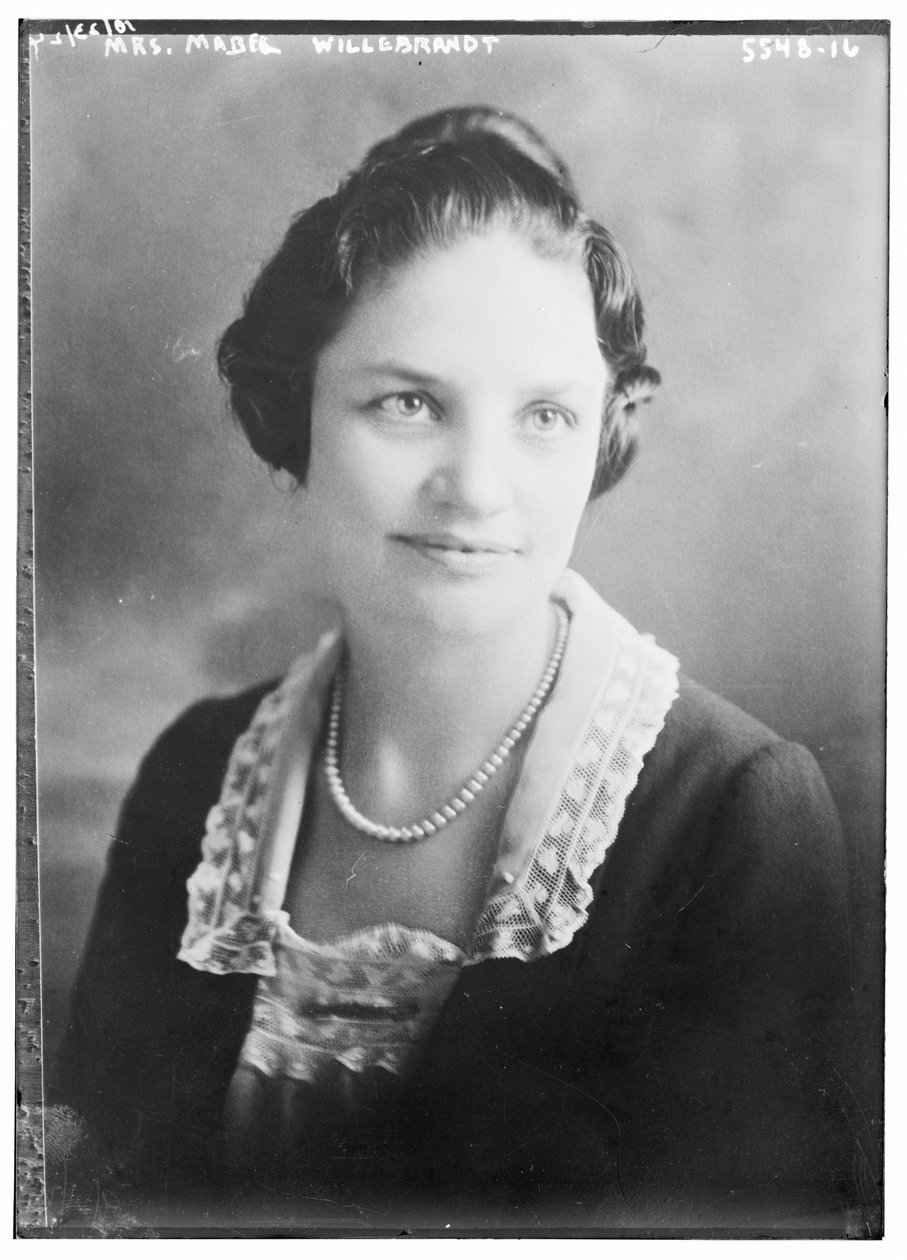 Fru Mabel Willebrandt, c.1920-25 af American Photographer