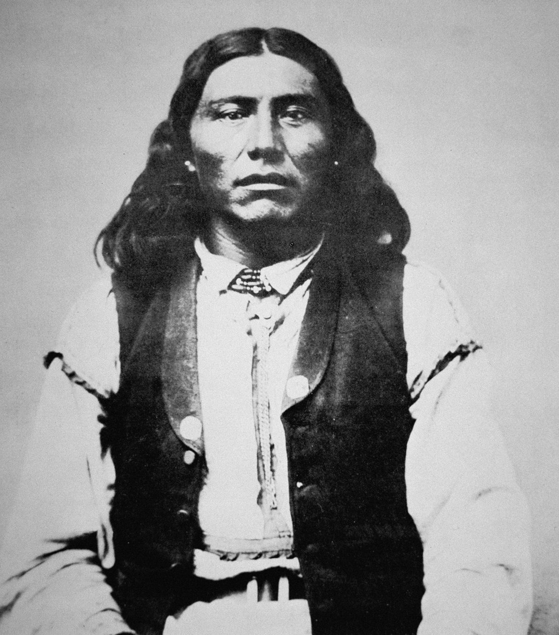 Naiche (d. 1874) chef for Chiricahua Apacherne i Arizona (s/h foto) af American Photographer
