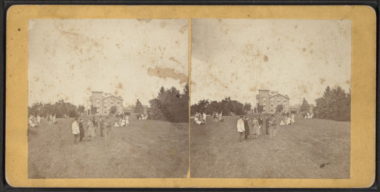 North Front and Lawn, Oneida Community, New York State, c.1870dani af American Photographer