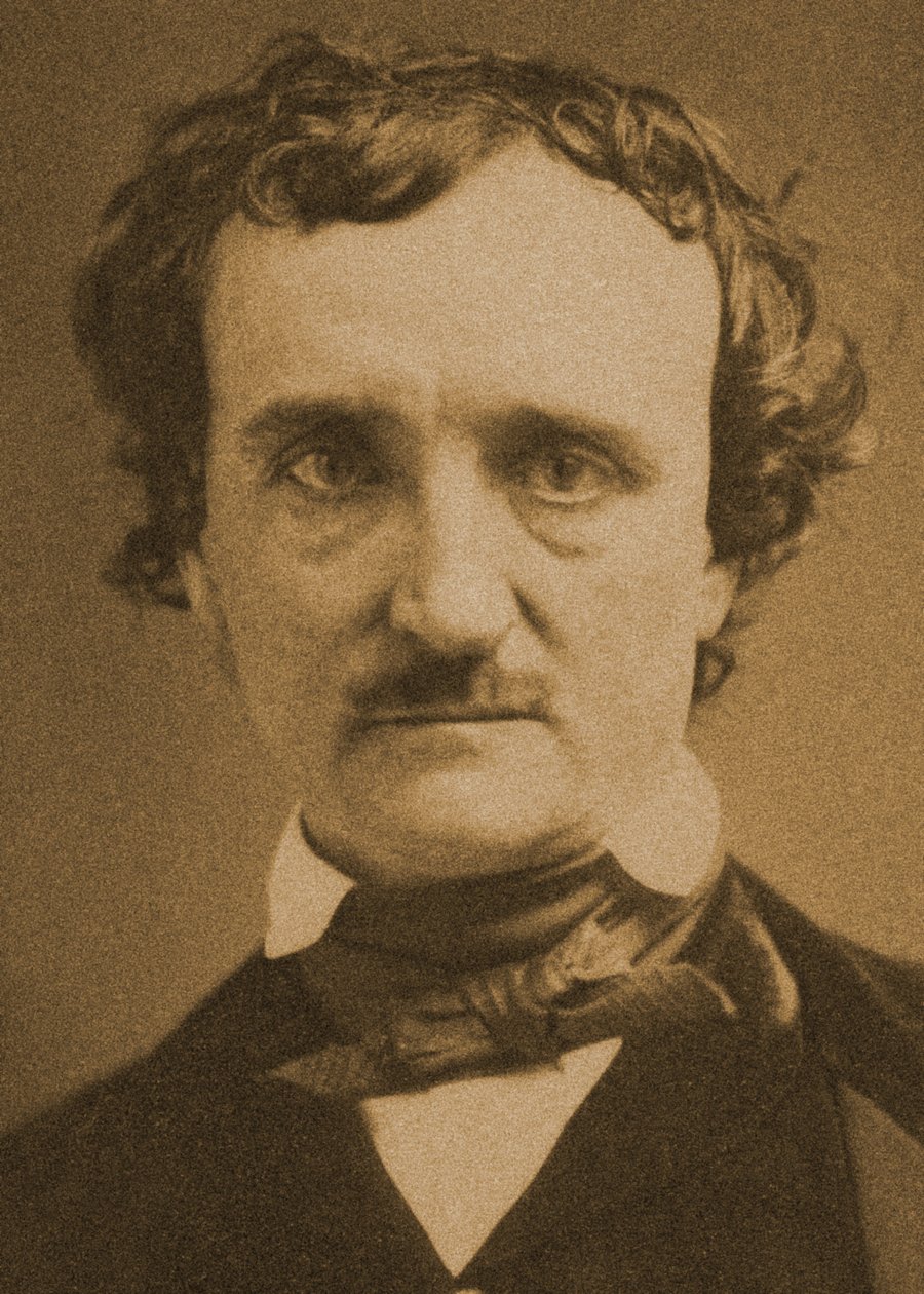 Portræt af Edgar Allan Poe. 1849 (Daguerreotypi) af American Photographer