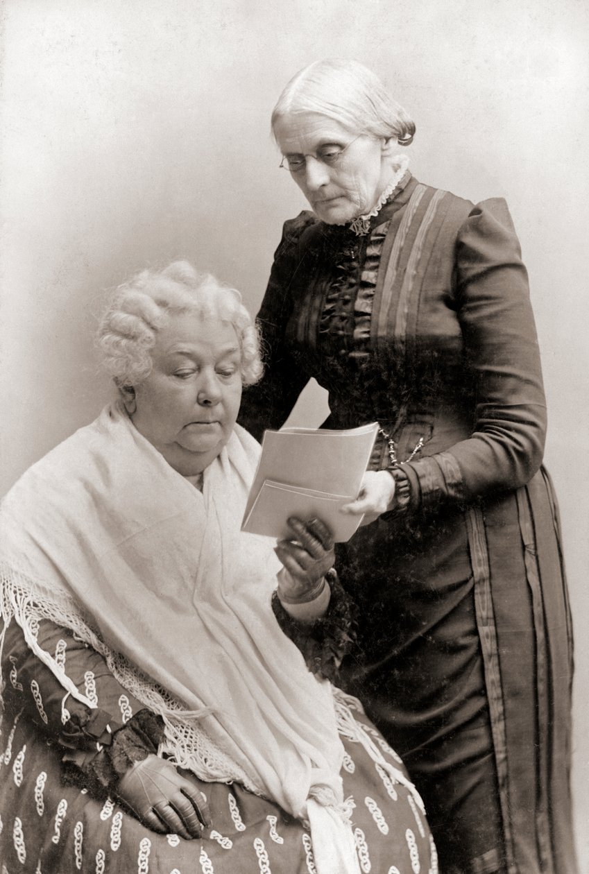 Portræt af Elizabeth Cady Stanton og Susan B. Anthony af American Photographer