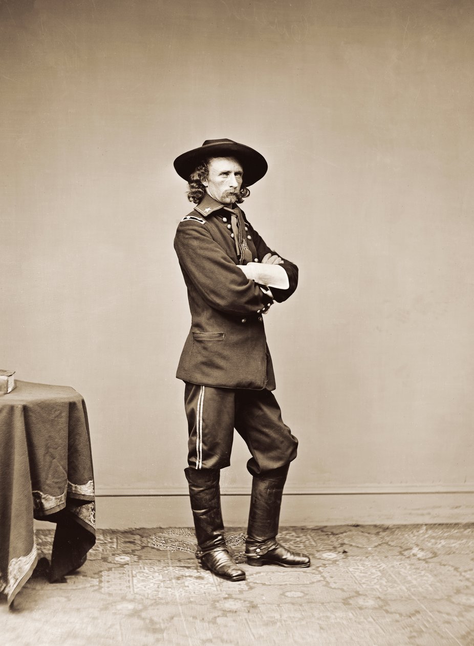 Portræt af general George Armstrong Custer af American Photographer