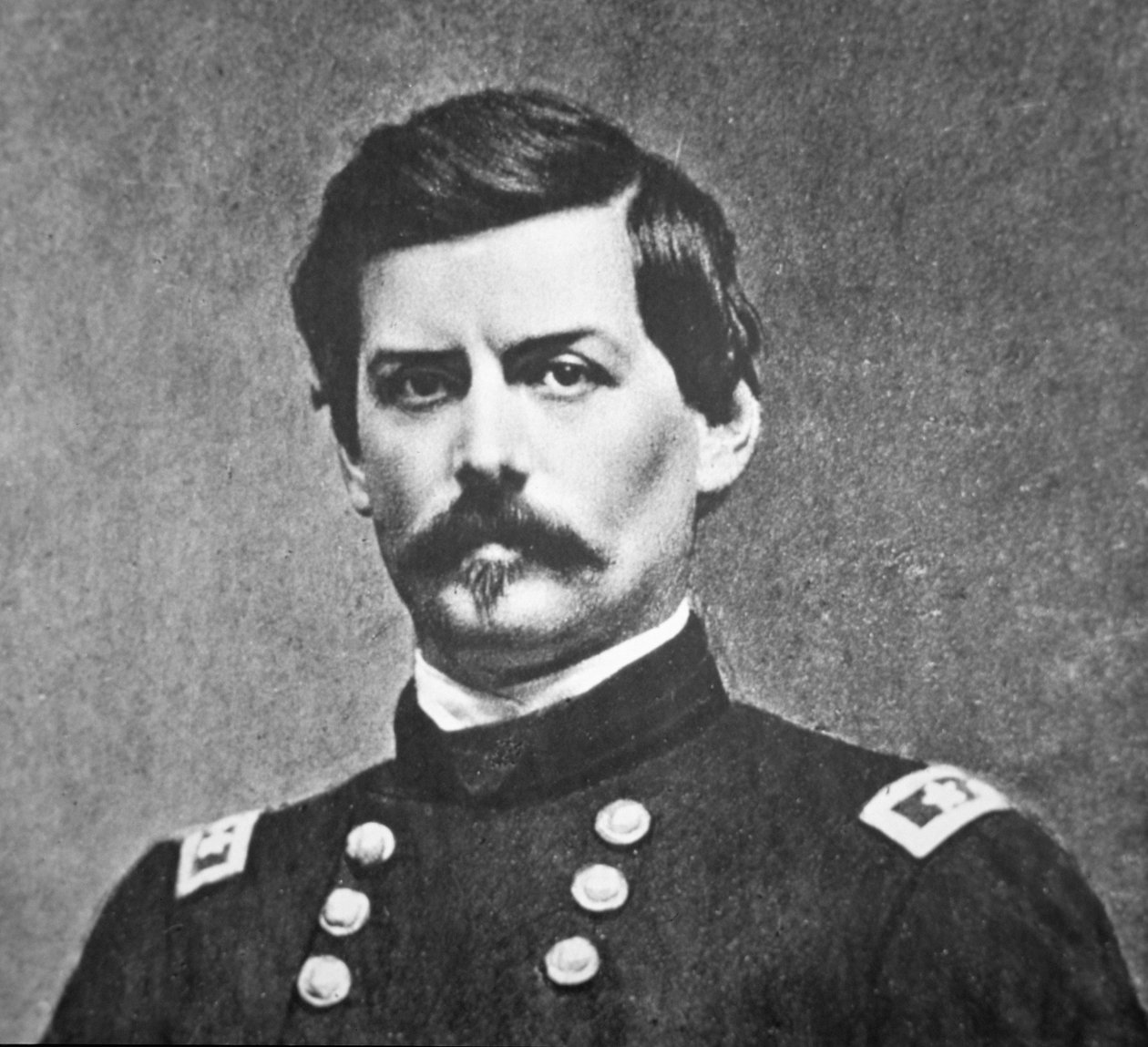 Portræt af general George B. McClellan (s/h foto) af American Photographer