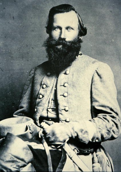 Portræt af general J.E.B. Stuart (s/h foto) af American Photographer