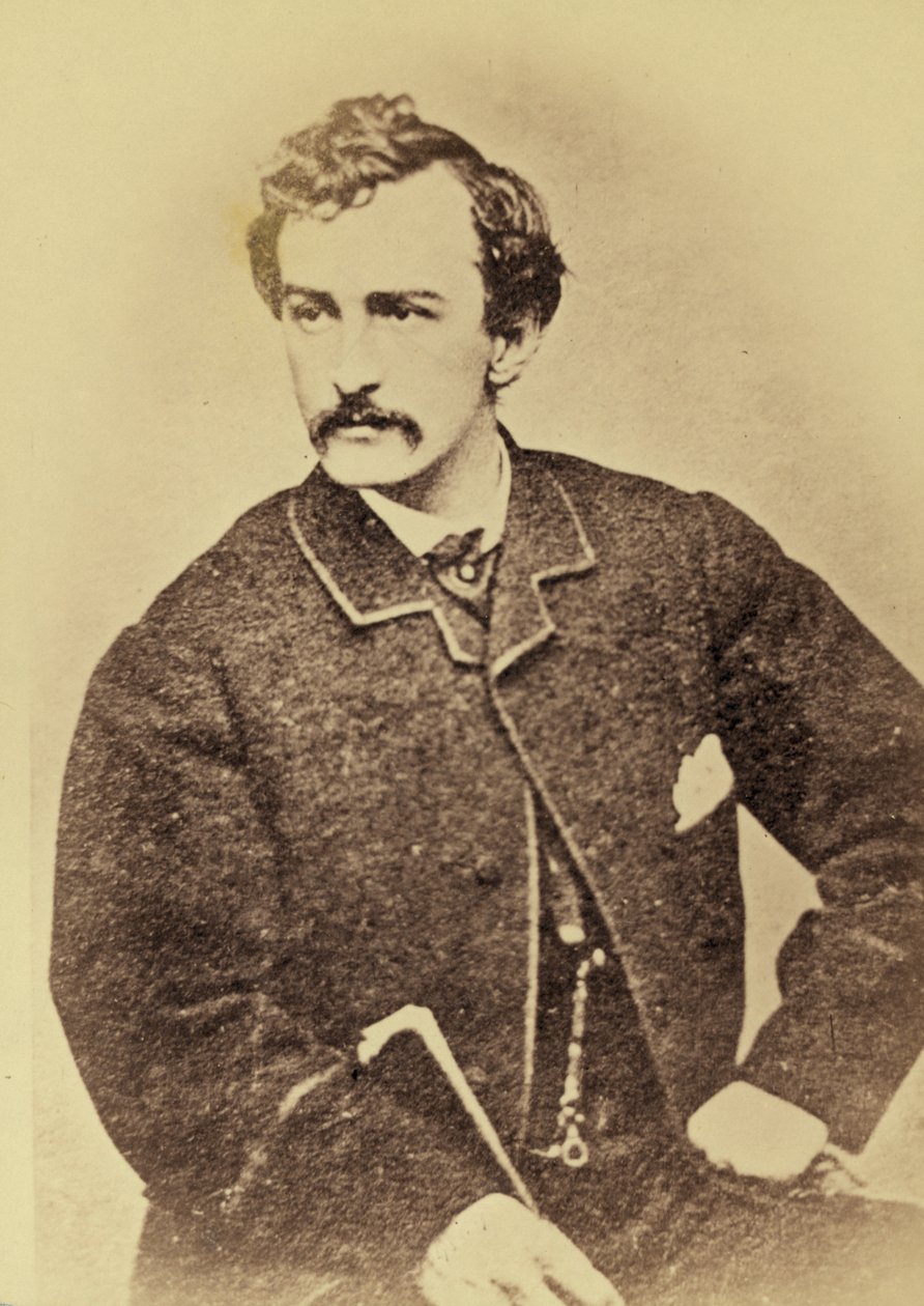 Portræt af John Wilkes Booth, 1861-65 af American Photographer