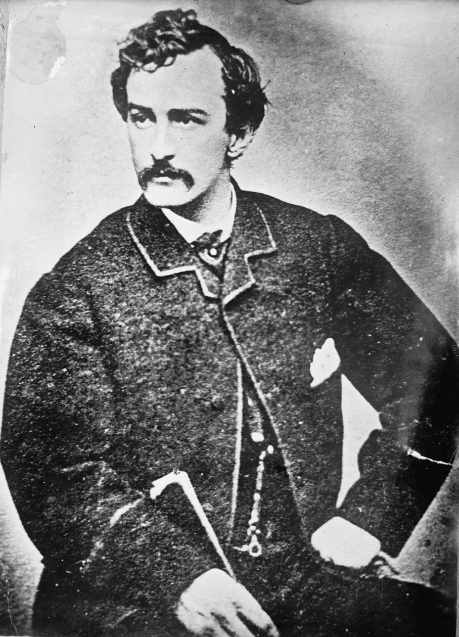 Portræt af John Wilkes Booth, 1861-65 af American Photographer