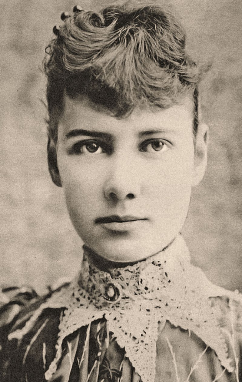 Portræt af Nellie Bly, ca. 1890 (foto) af American Photographer