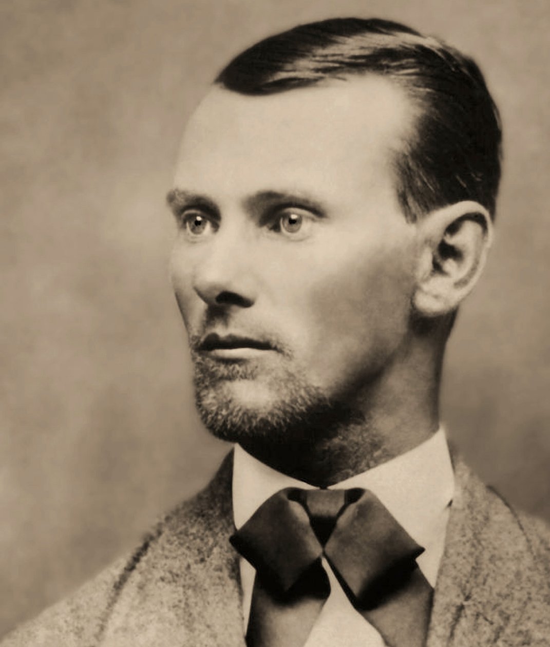 Portræt af den fredløse Jesse James (1847-1882), (kabinetfoto) af American Photographer