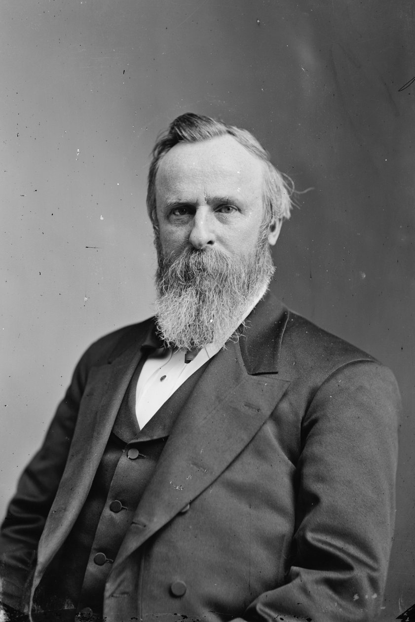 Præsident Rutherford B. Hayes, ca.1870-80 af American Photographer