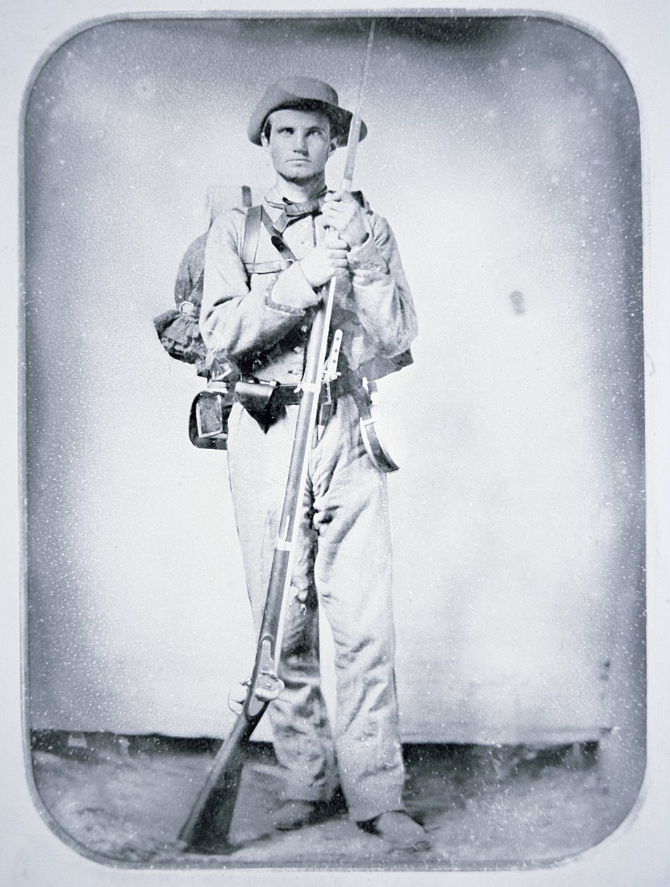 Menig Thomas Taylor, Confederate Army Soldier (s/h-billede) af American Photographer
