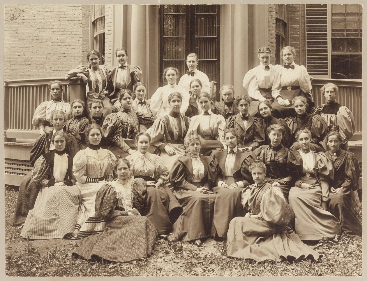 Radcliffe klasse fra 1896 (s/h foto) af American Photographer
