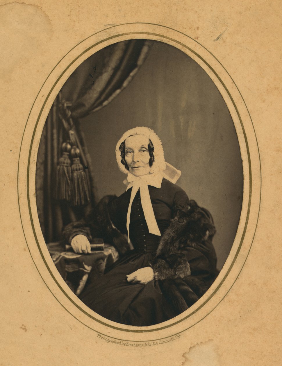 Rebecca Gratz, ca. 1860 (s/h-billede) af American Photographer