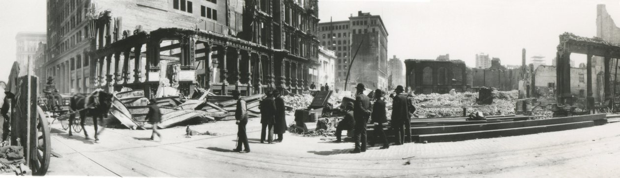 San Francisco efter jordskælvet i 1906 af American Photographer