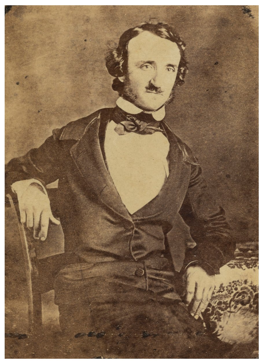 Siddende portræt af Edgar Allan Poe. 1876 (Daguerreotypi) af American Photographer