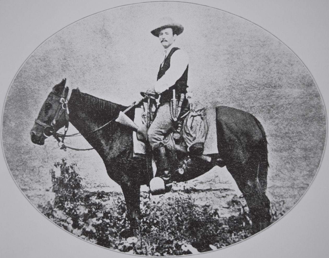 Sergent James B. Gillett (s/h-billede) af American Photographer