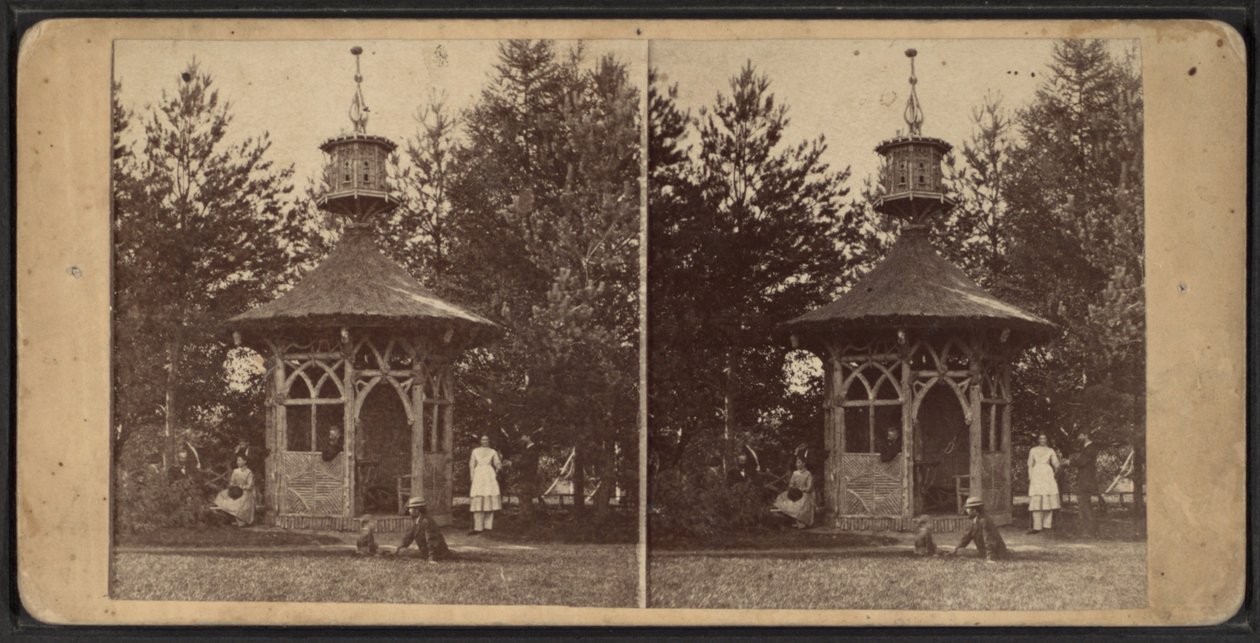 Summer House, Oneida Community, New York State, 1873 af American Photographer