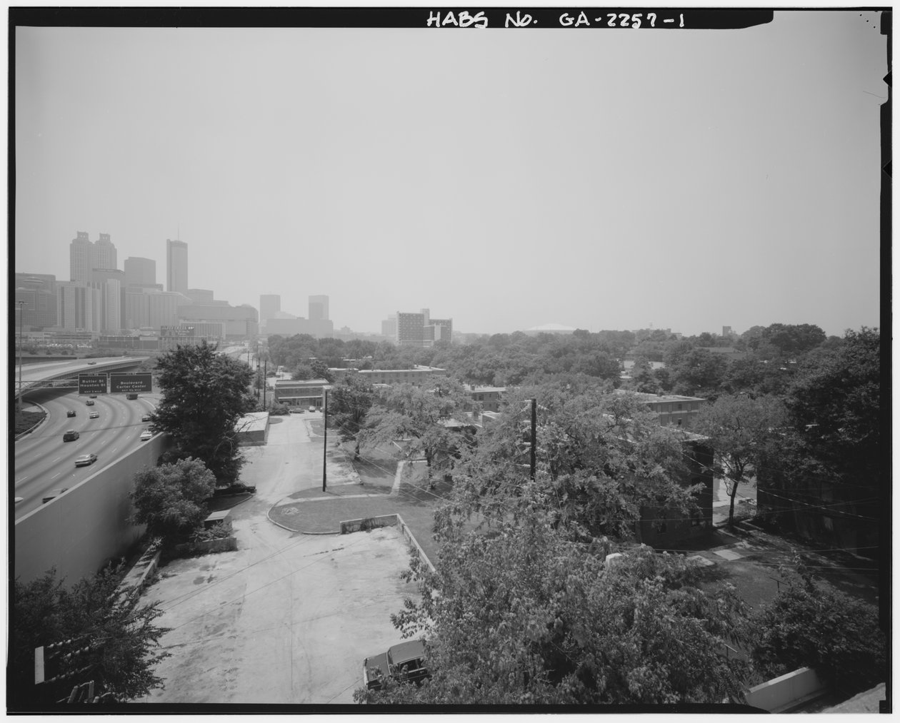 Techwood Homes (almene boliger), afgrænset af North Avenue, Parker Street, William Street & Lovejoy Street, Atlanta, Fulton County, GA (s/h-billede) af American Photographer