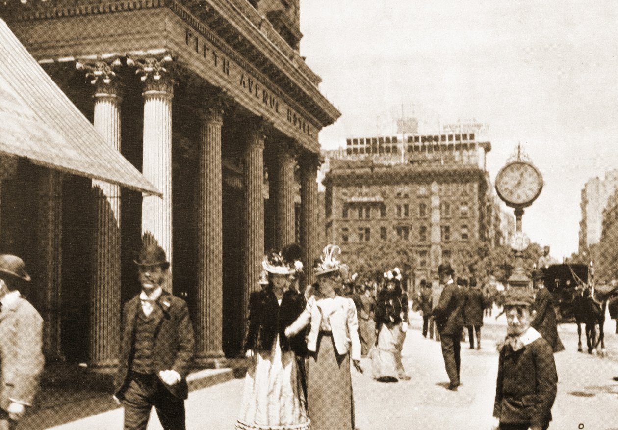 Fifth Avenue Hotel på Madison Square, New York City, 1896 af American Photographer