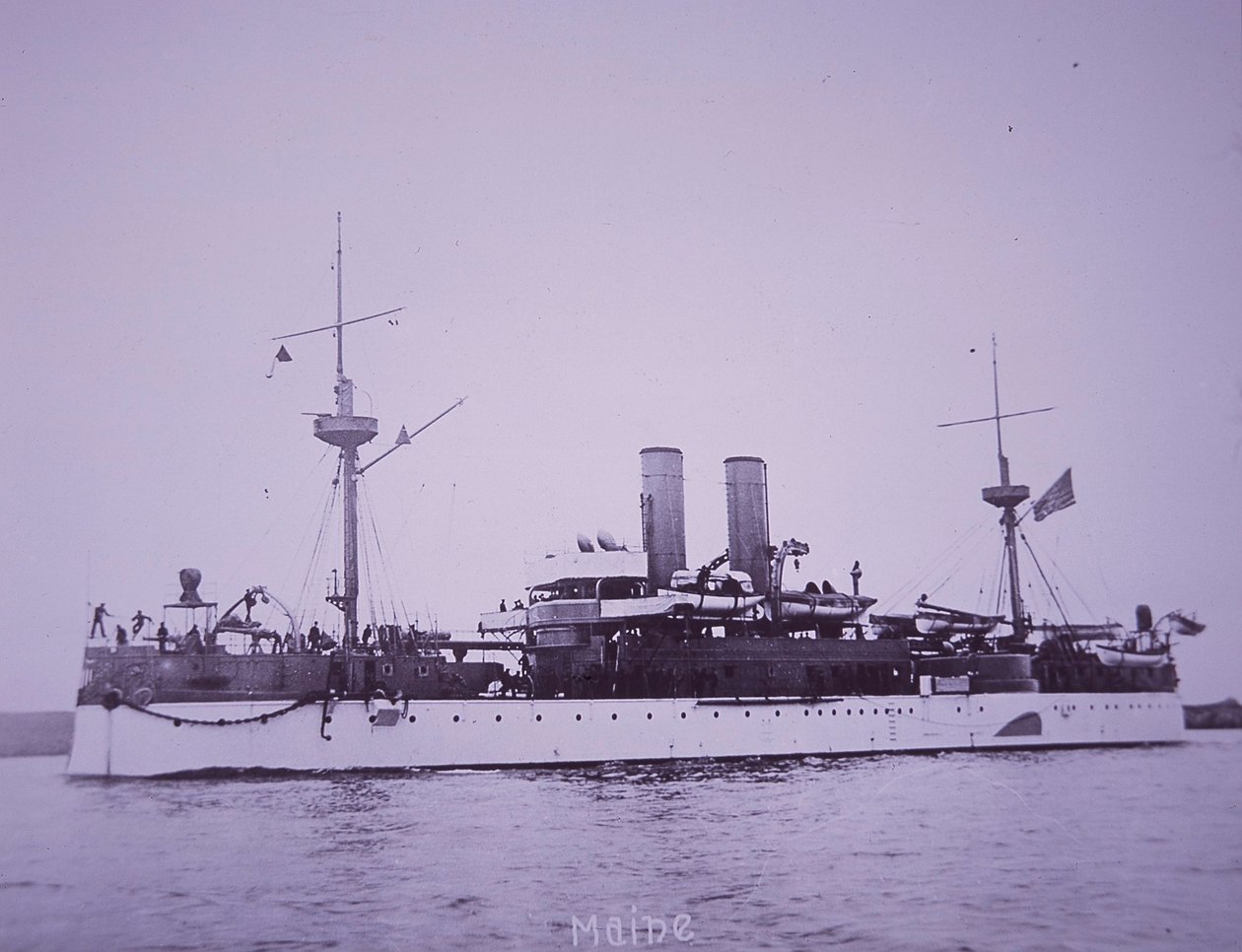 USS Maine, senere sænket i Havana havn af American Photographer
