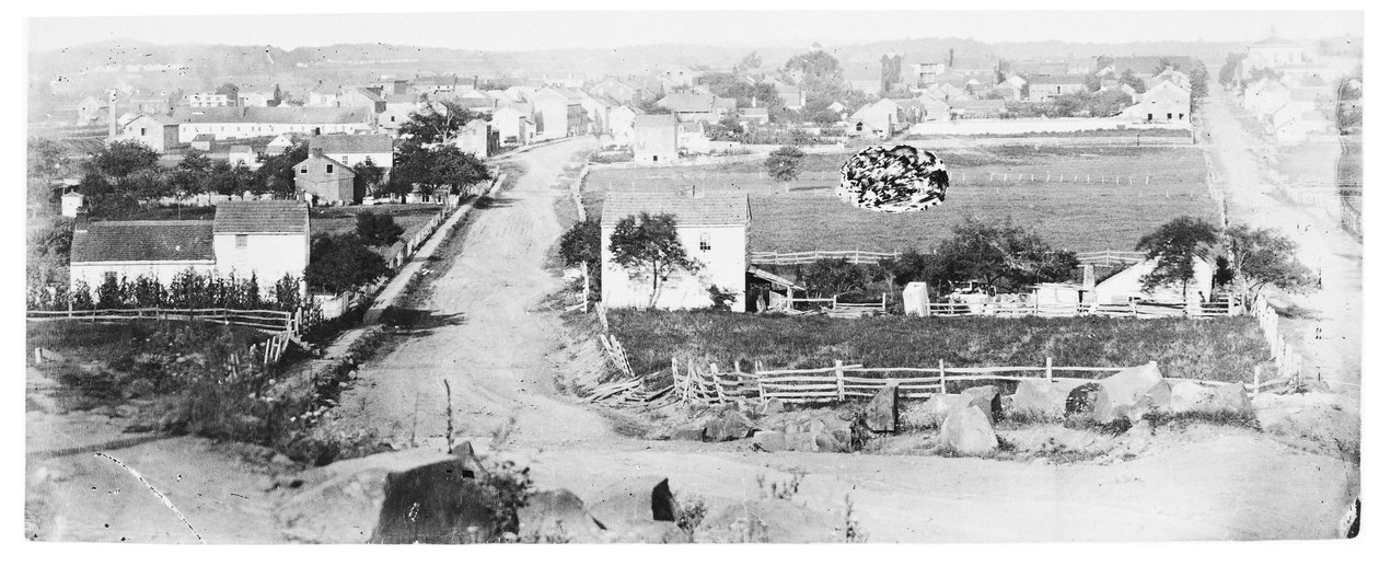Udsigt over Gettysburg (s/h-foto) af American Photographer