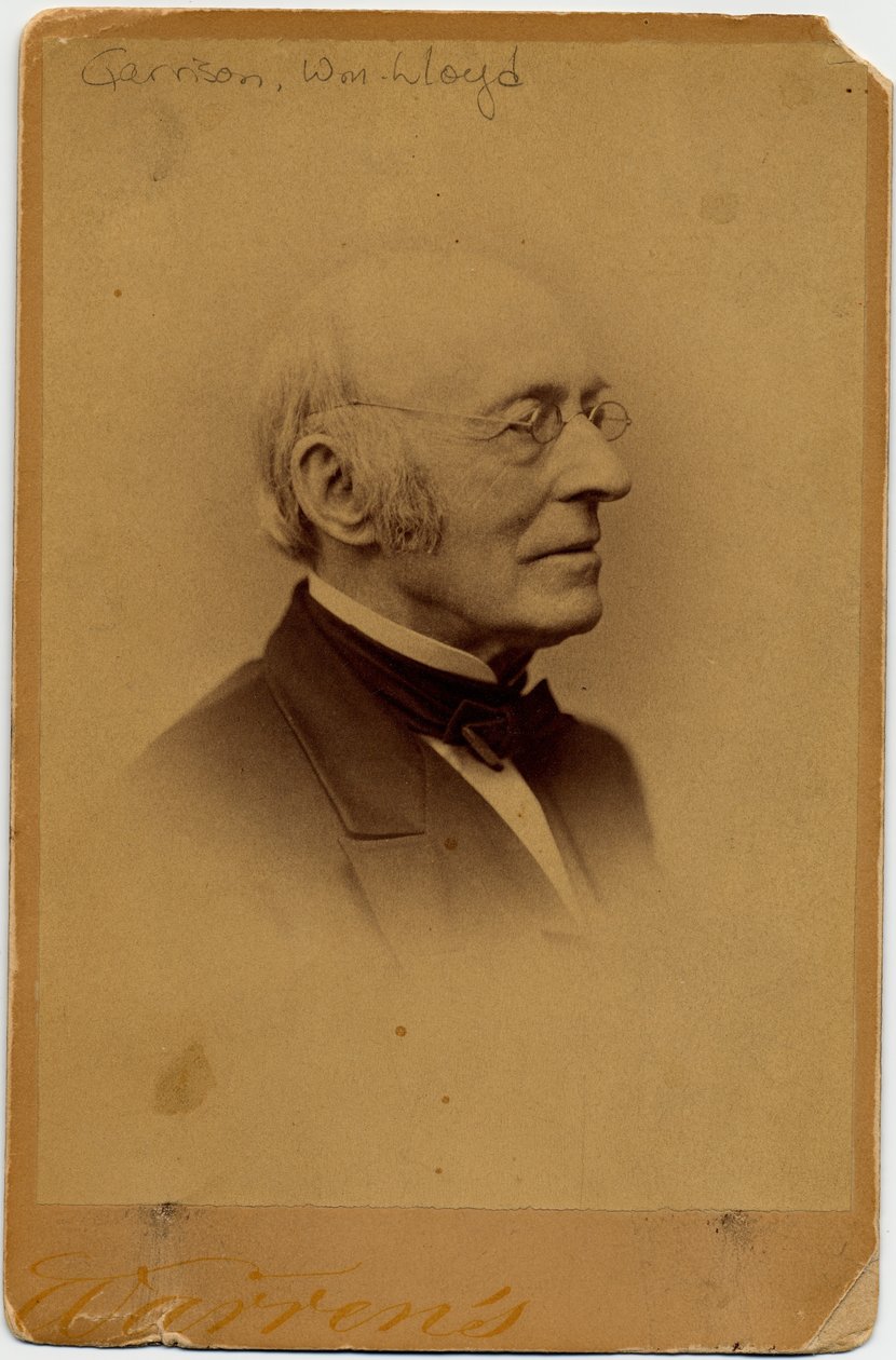 William Lloyd Garrison (1805-79), amerikansk abolitionist, foto af George K Warren, Boston (albumenfoto) af American Photographer