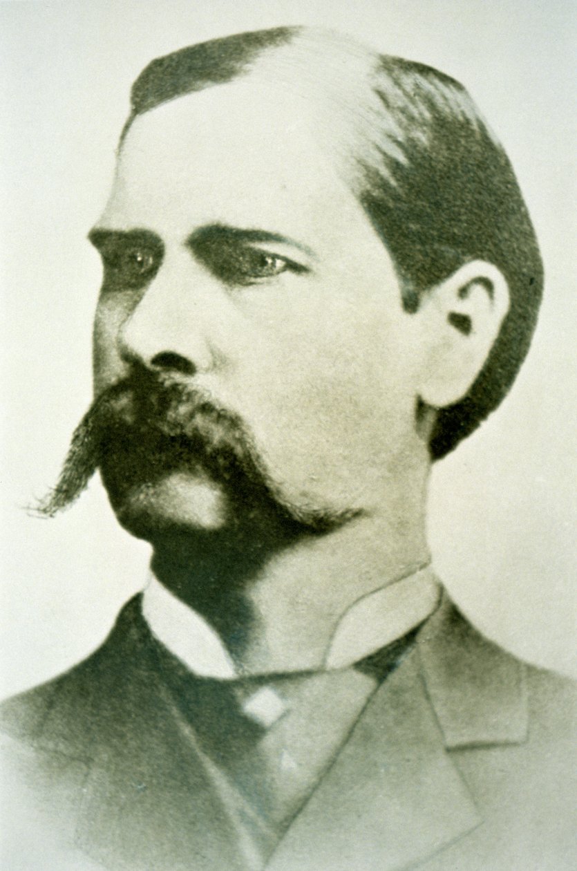 Wyatt Earp (1848-1929) ca. 1886 (s/h-foto) af American Photographer