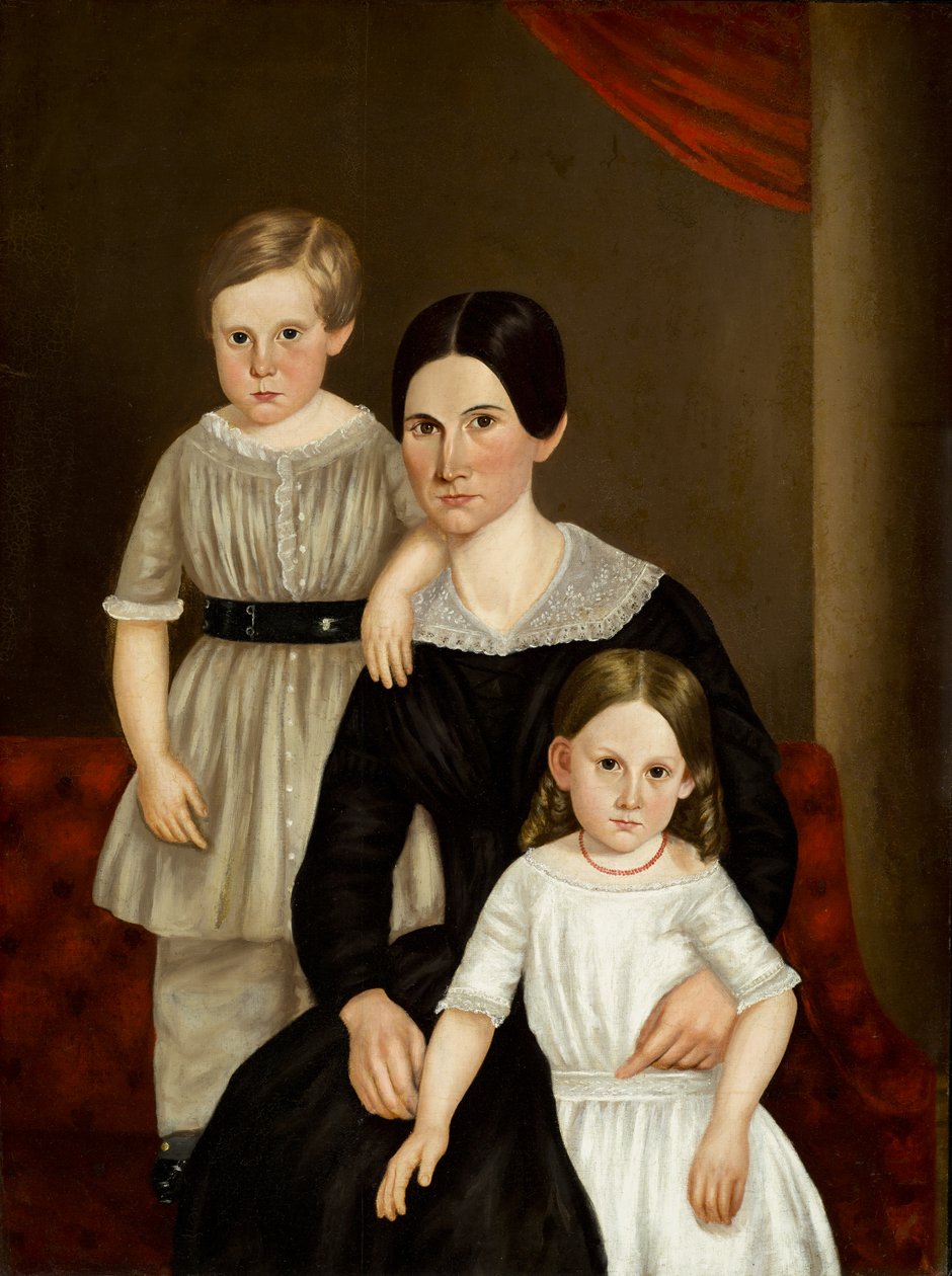 En familiegruppe, slutningen af 1840
