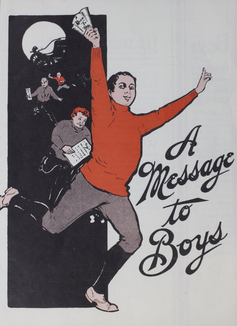 En besked til drenge, 1905 af American School