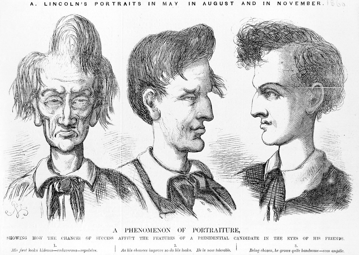Et fænomen i portrætkunst, c.1860 af American School