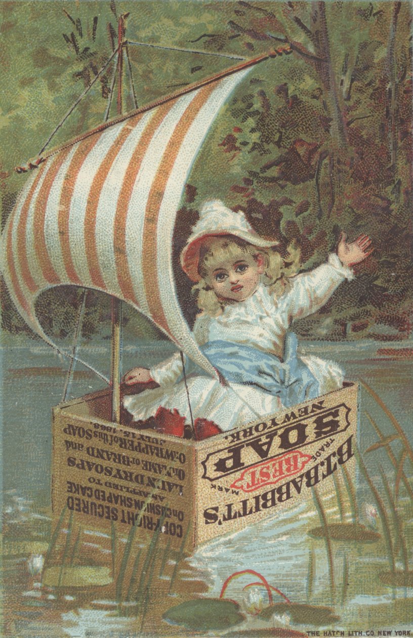 Annonce for Babbitts bedste sæbe, ca. 1880 af American School