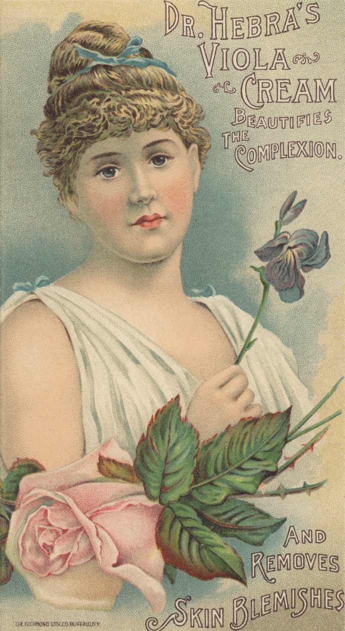 Annonce for Dr. Hebras Viola Cream, ca. 1897 af American School