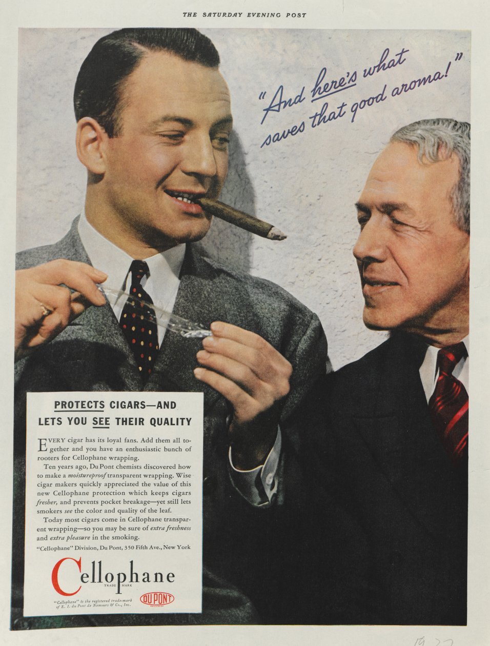 Annonce for DuPont Cellophane, 1937 af American School
