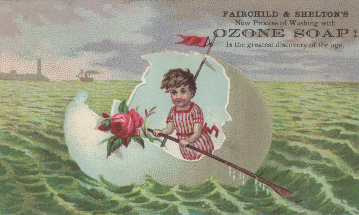 Annonce for Fairchild & Sheltons ozonsæbe, ca. 1880 af American School
