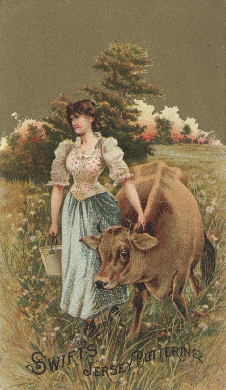 Annonce for Swifts Jersey Butterine, ca. 1880 af American School