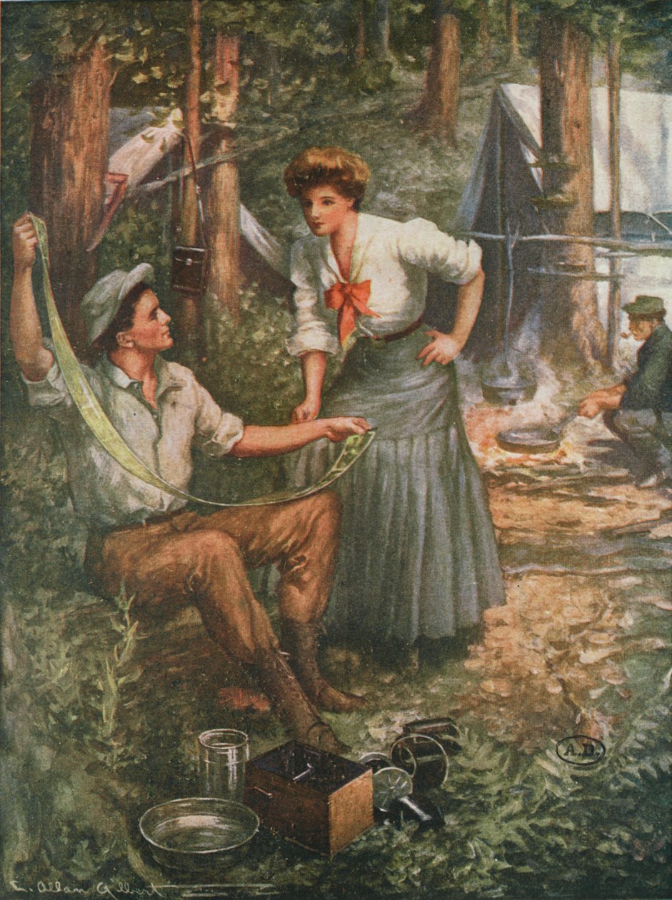 Annonce for celluloidfilm, 1901 af American School