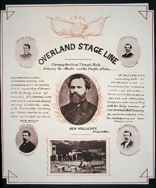 Annonce for Overland Stage Line af American School